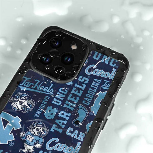 University of North Carolina Tar Heels iPhone 15 Pro Waterproof Case